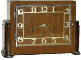 English mantle clock, 8 day Westminster, chimes on 5 rods. — Antique Clocks Price Guide