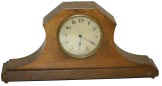 Swiss made tambour style clock. — Antique Clocks Price Guide