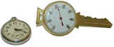 Novelty key with thermometer, signed "Made in France". — Antique Clocks Price Guide