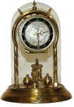 400 day clock, dial signed, "Schatz, Made in Germany". — Antique Clocks Price Guide