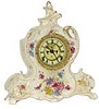 Ansonia Clock Co. Royal Bonn case made in Germany, with Ansonia's name for the clock, "La Vende", also imprinted on the case.