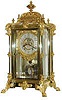 Ansonia Clock Co. crystal regulator, "Excelsior", ca late 1800's.