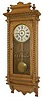 Ansonia Clock Co. hanging, "Queen Charlotte", ca 1895.