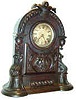 Muller and Kroeber, ca.1868, heavily carved shelf clock.