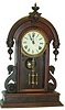 Kroeber walnut shelf clock, "Parisian" ca.1898.
