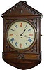 Rare English triple fusee hanging clock, ca 1865.