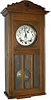 French box clock. Maybe a plain case, but definitely not plain inside the door. 