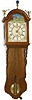 Dutch Staartklok wall clock, ca 1865.