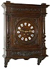French highly carved wall clock.