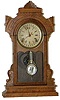 Waterbury Clock Co. walnut parlor-calendar clock "Andover", ca 1886.