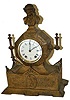 Seth Thomas Sons & Co. N.Y. on the dial, "Seth Thomas & Sons, Thomaston, Conn.", on the 8 day round movement.