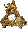 "Seth Thomas Sons & Co., Thomaston, Ct.", signed on the round French type 8 day movement which is running nicely.