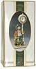 "Clockpost Willie", hand painted, porcelain, bisque finish.