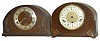 English oak mantle, Westminster chimes movement. 