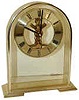 Contemporary clock that runs with one AA battery.
