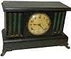 Wm. L. Gilbert Clock Co. cabinet clock, "Duand", on the label, but it is identical to the "Rockford" model in the catalogs, ca 1913.