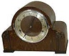 German Westminster chime shelf clock, basically like the ones preceding, slightly different case style.