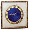 Swiss desk clock, easel back. 
