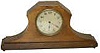 Swiss made tambour style clock.