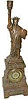 New Haven novelty clock, "Statue of Liberty new York. N.Y.".