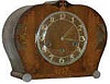Haller-German, small shelf clock, 8 day, strikes Westminster chimes on 5 rods.