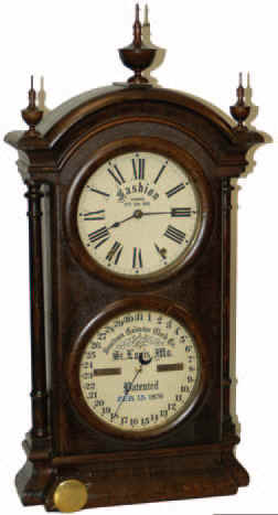 Southern Calendar Clock Co.-Seth Thomas, "Fashion No. 2", ca 1876. — Antique Clocks Price Guide