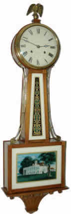 New Haven Clock Co. banjo, "Willard", ca 1929. — Antique Clocks Price Guide