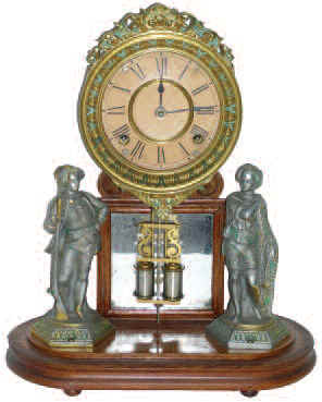 Ansonia Clock Co. "Crystal Palace No. 1 Extra"; ca. 1880. — Antique Clocks Price Guide