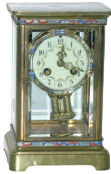 French Crystal Regulator, ca. 1900. — Antique Clocks Price Guide