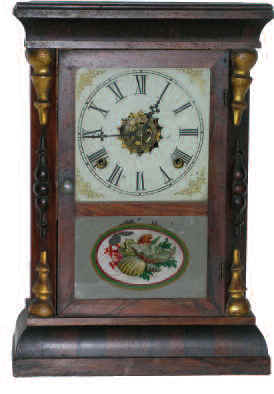 Gilbert Clock Co. cottage clock, ca. 1880. — Antique Clocks Price Guide