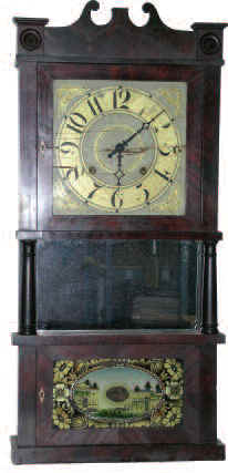 C and L.C. Ives triple deck clock, ca. 1833. — Antique Clocks Price Guide