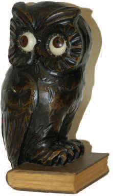 German Oswald Uhrenfabrik, "Wise Old Owl", ca 1950's. — Antique Clocks Price Guide