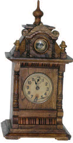 Junghans Mantle Cuckoo Clock, ca. 1900. — Antique Clocks Price Guide