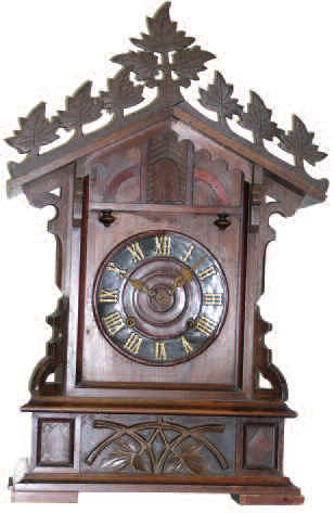 Junghans shelf cuckoo, ca. 1890. — Antique Clocks Price Guide