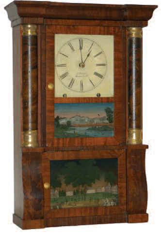 Chauncey Goodrich miniature column and cornice, ca 1852. — Antique Clocks Price Guide