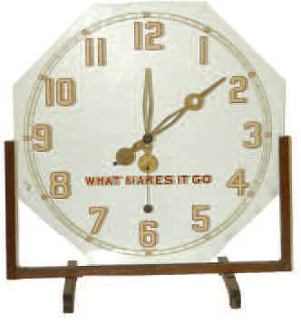 Rare Swiss or American mystery clock or Window Display Clock. — Antique Clocks Price Guide