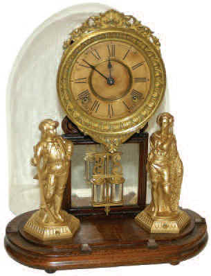 Ansonia Clock Company, "Crystal Palace No. 1 Extra", ca 1880. — Antique Clocks Price Guide