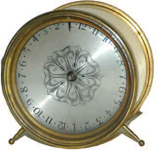 French "One Hand" mystery clock. The French made platform movement runs 15 days. — Antique Clocks Price Guide