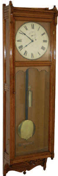 Seth Thomas Regulator No. 17, ca 1884. — Antique Clocks Price Guide