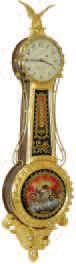 Girandole 8 day, one weight timepiece. A beautiful copy of the Lemuel Curtis Girandole model now selling for well over $200,000. — Antique Clocks Price Guide