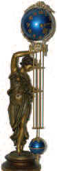 Ansonia Clock Company swing clock, "Fisher", ca 1883. — Antique Clocks Price Guide