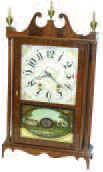 Pillar and scroll shelf clock, ca 1850's. — Antique Clocks Price Guide