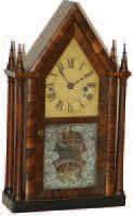 Terry and Andrews, Bristol, Conn." ca 1844- 1850, with over paste label of Pond and Barnes, Boston", ca 1849- 1852. — Antique Clocks Price Guide