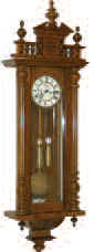 German two weight Vienna Regulator, ca 1880. — Antique Clocks Price Guide