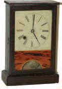 Cottage clock, "Henry Sperry and Co., New York", on the dial and the full label. — Antique Clocks Price Guide