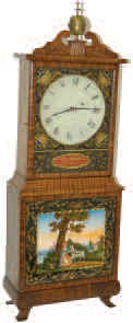 Aaron Willard, Boston, Mass. Shelf Clock, ca 1815. — Antique Clocks Price Guide