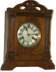 German shelf clock, 8 day time, strike, and running strong. — Antique Clocks Price Guide