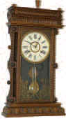 Wm. L. Gilbert Clock Co. extra large mantle clock, "Long Branch", ca 1895. — Antique Clocks Price Guide