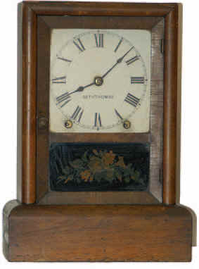 Seth Thomas "Cottage", ca 1875. 8 day movement strikes a coil gong hourly. — Antique Clocks Price Guide