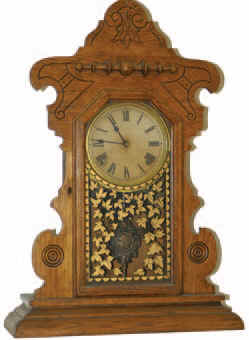 "Maple Leaf" model clock by The Arthur Pequenat Clock Co., Berlin, Canada; — Antique Clocks Price Guide